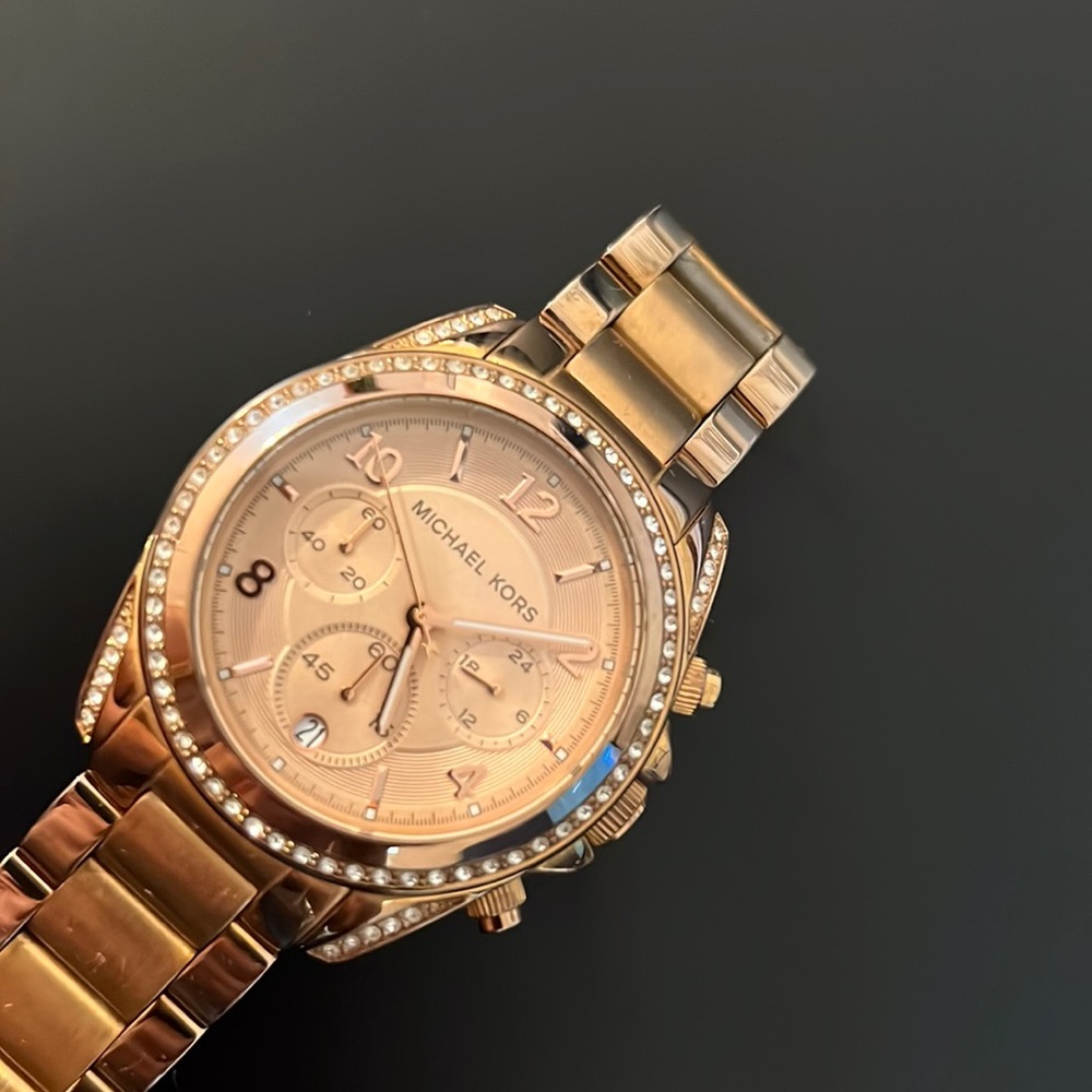 Michael Kors Ritz Rose Gold-Tone Watch